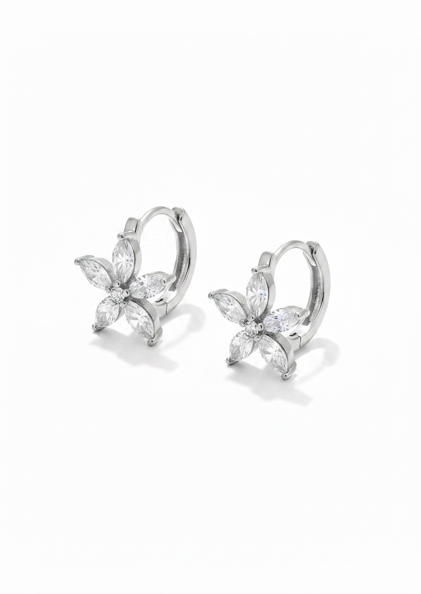 Boucles d’oreilles gamme spacy créole fleurs