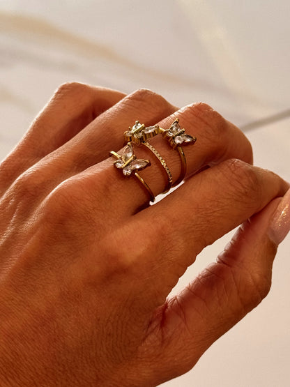 Bague papillon