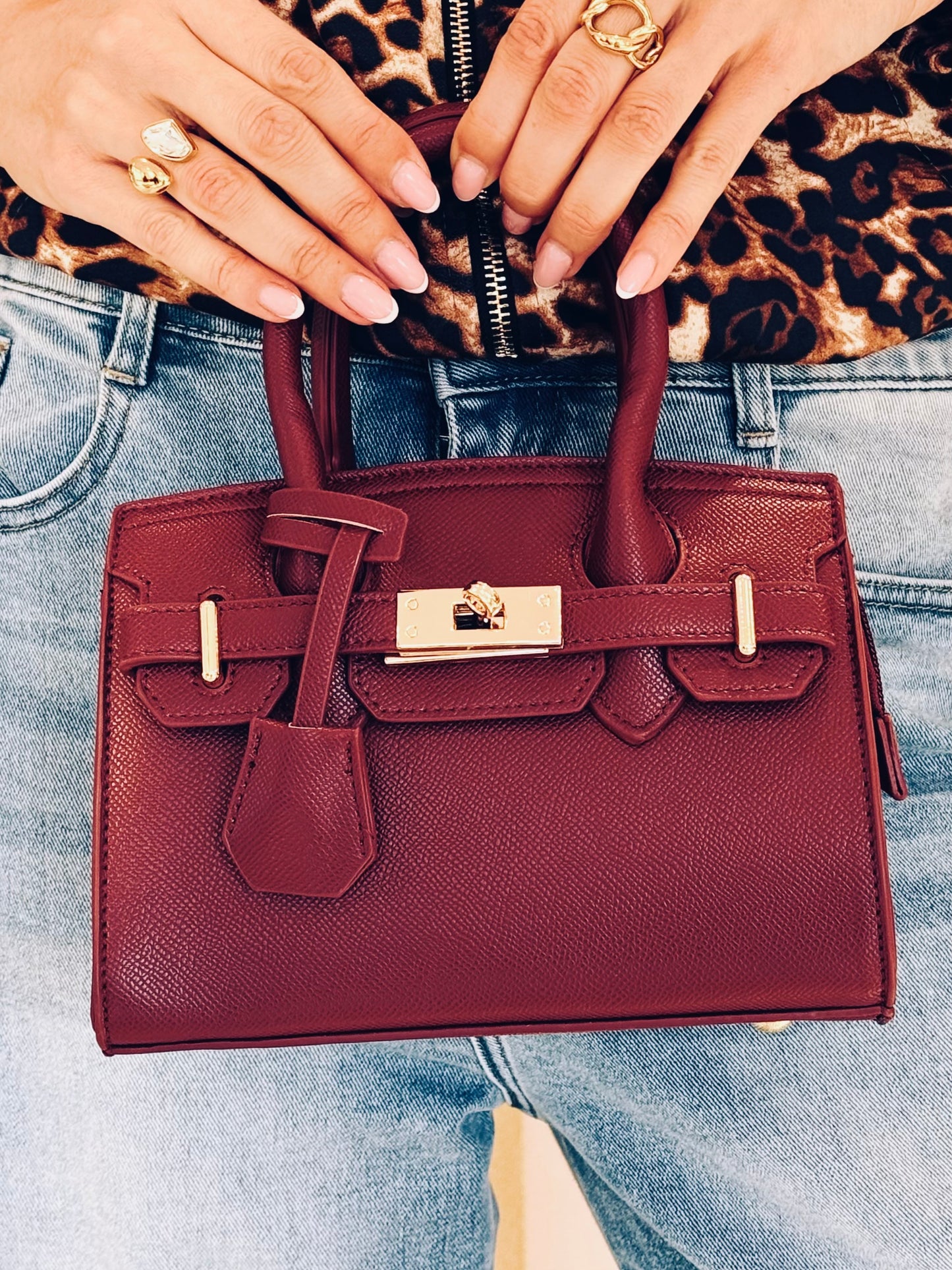 Sac dupe bordeaux