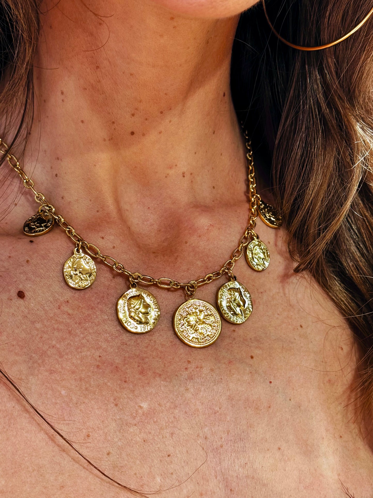 Collier pièces simple