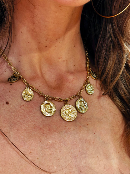 Collier pièces simple