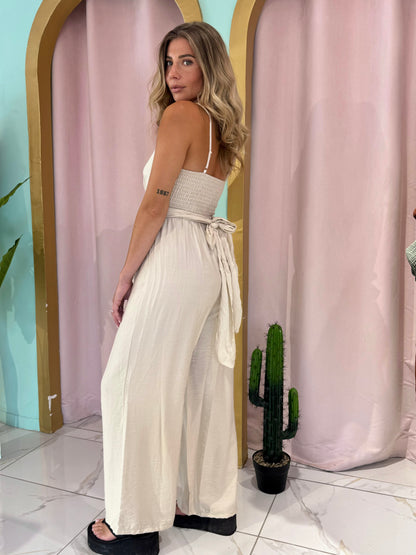 Combi Pantalon magique - crème