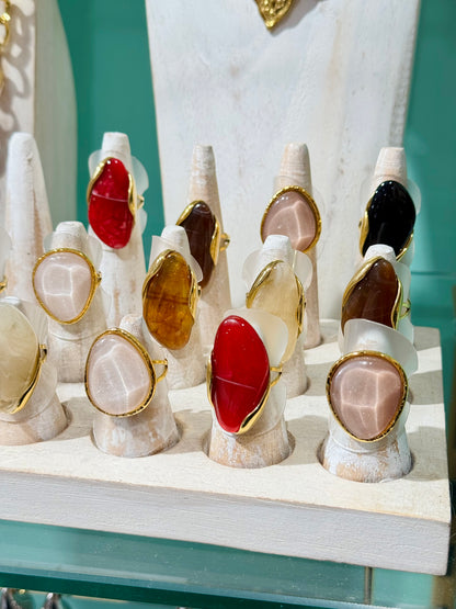 Bague pierre