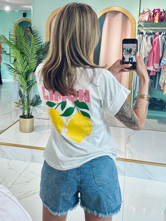 T-shirt « Limon » - blanc