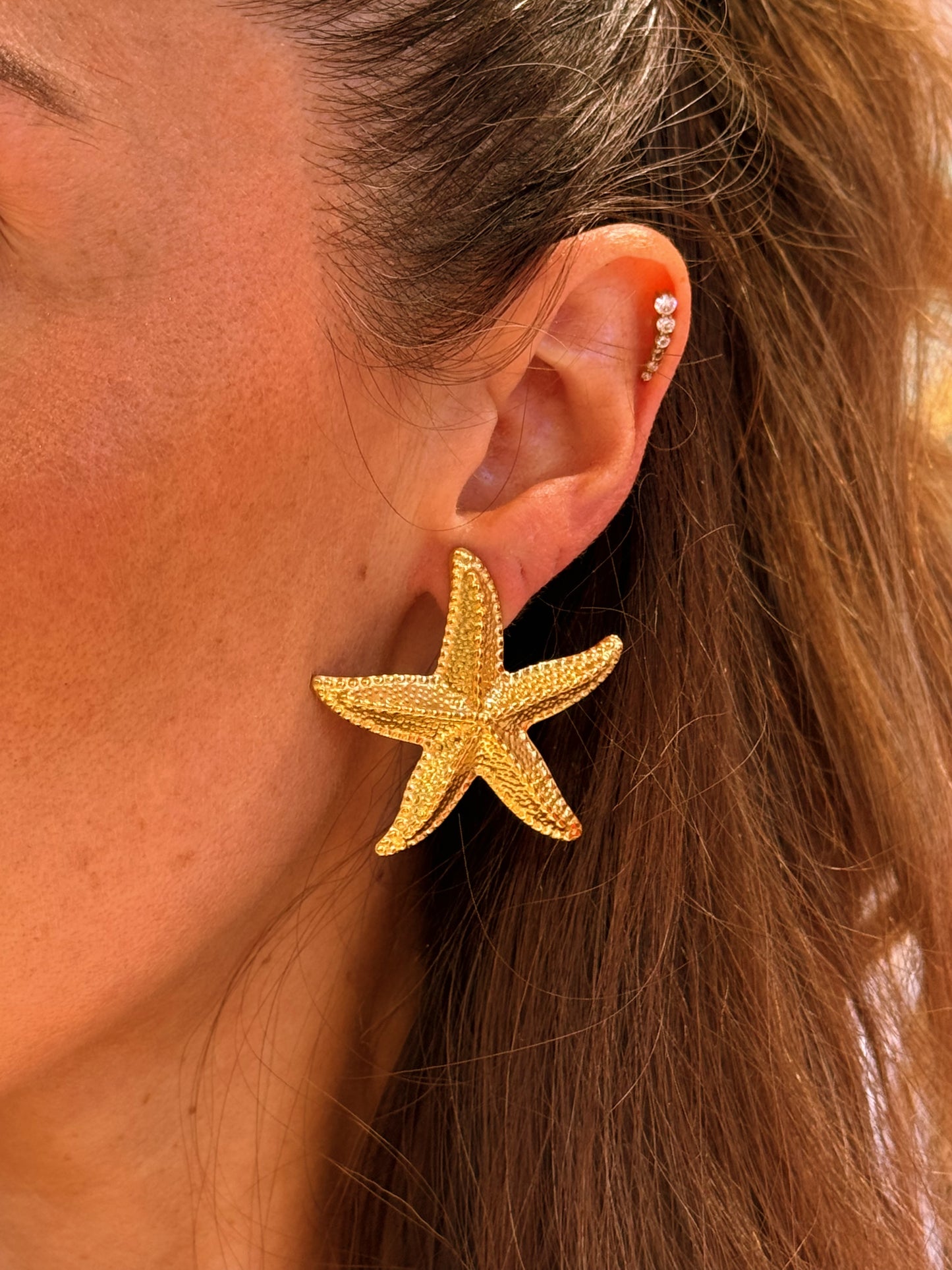 Boucles d’oreilles étoile de mer