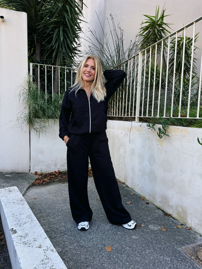 Ensemble Jogging Douceur – Confort & Style coloris noir