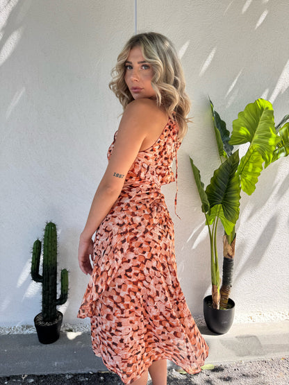 Robe imprimée féminine – modèle eva