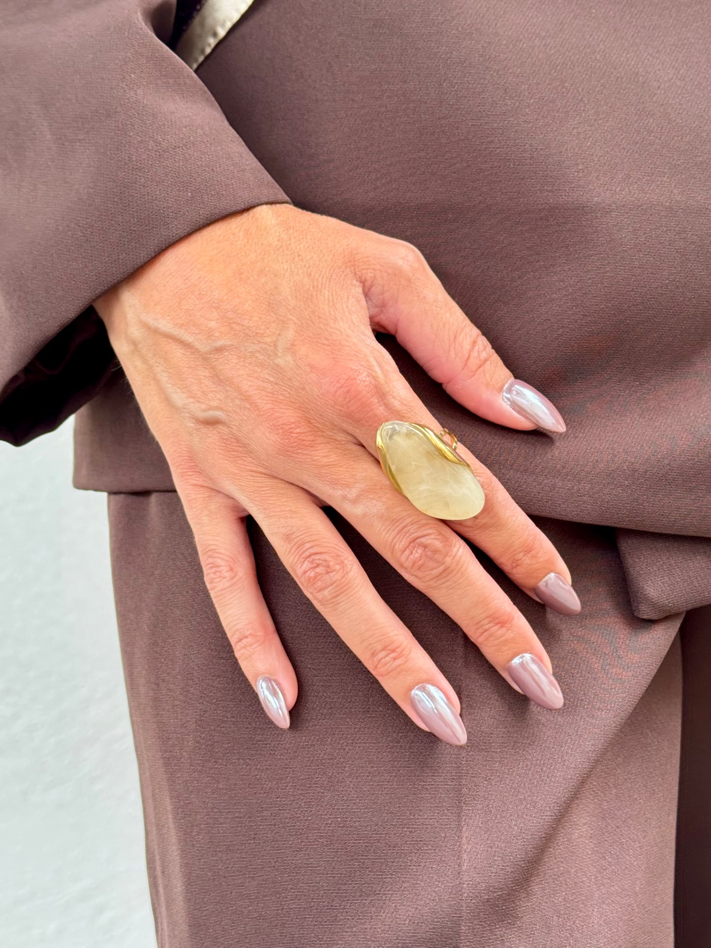 Bague pierre