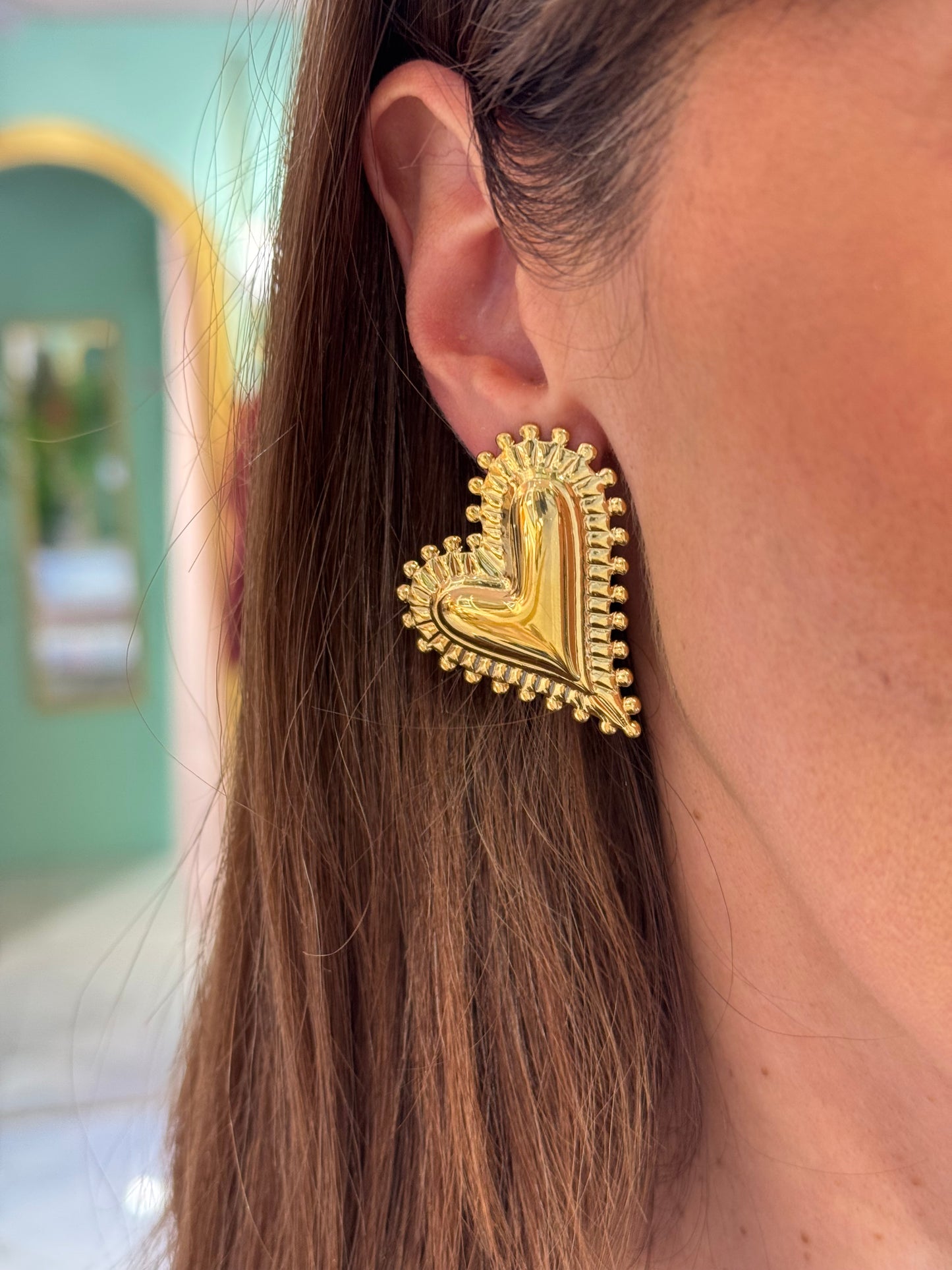 Boucles d’oreilles cœurs