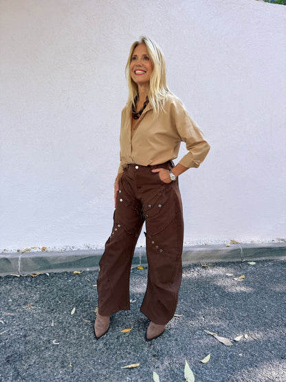 Jean maxi ballon chocolat