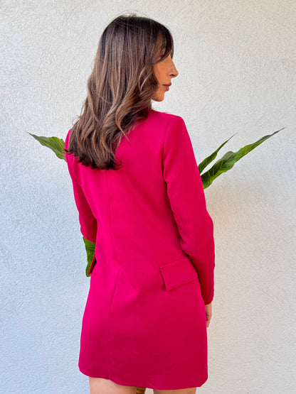 Robe tailleur cintrée – fushia
