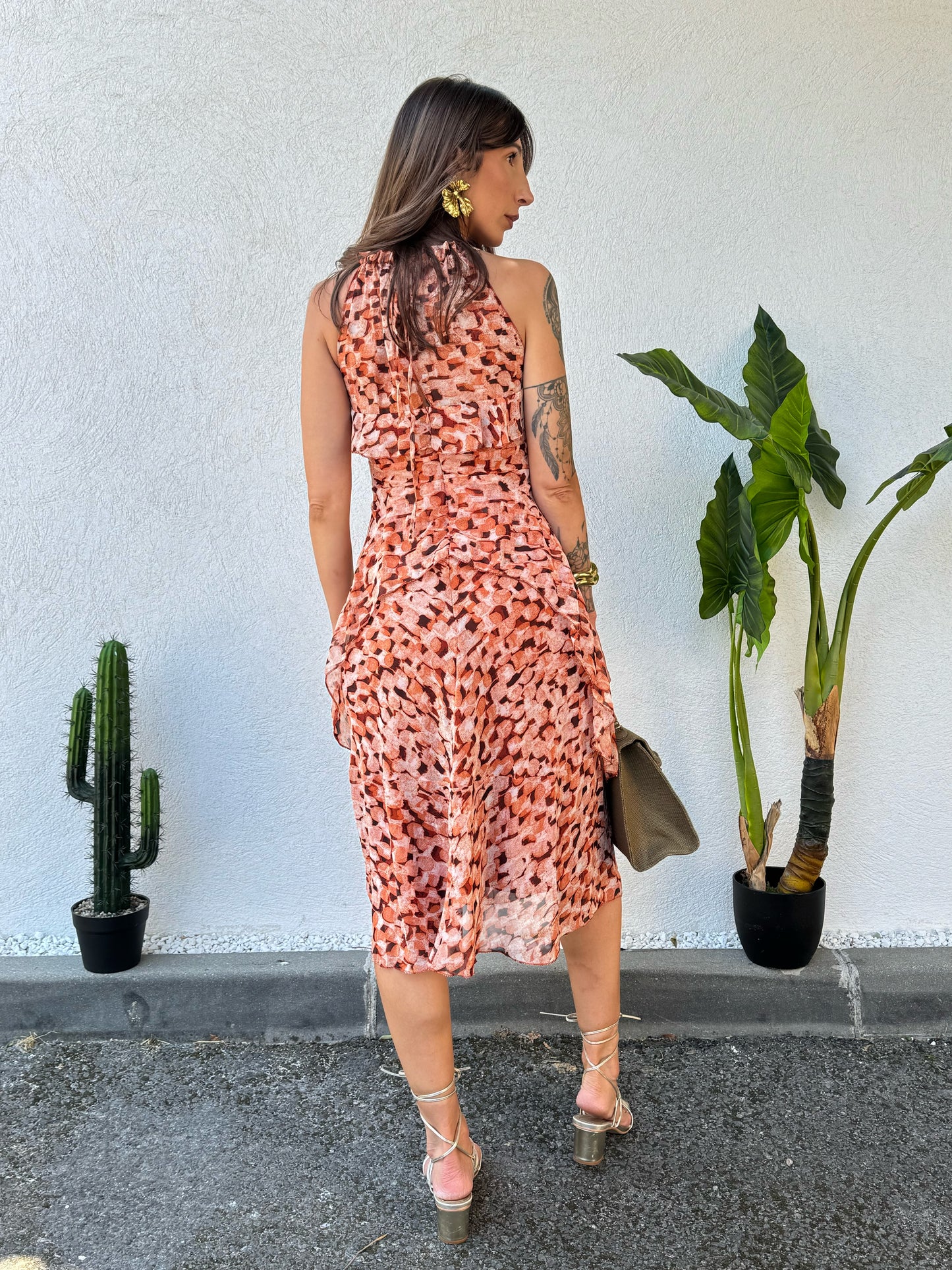 Robe imprimée féminine – modèle eva