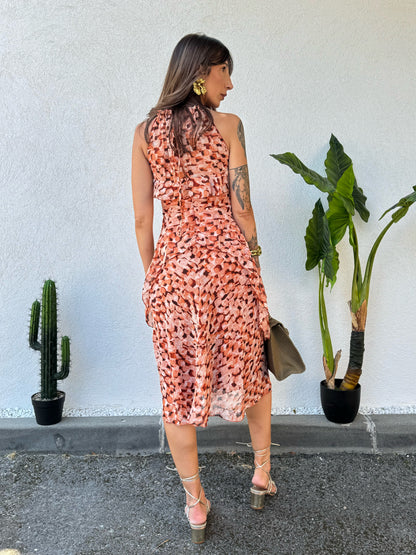 Robe imprimée féminine – modèle eva