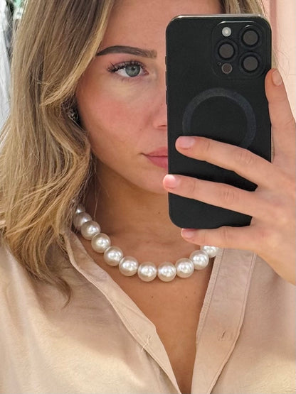 Collier En Grosse Perle - Mile Mila
