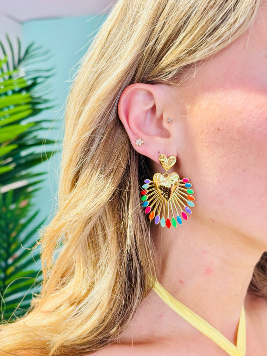 Boucles d’oreilles Cœur