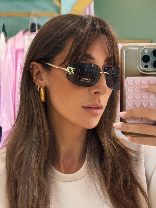 Lunettes de soleil 2000’s noire