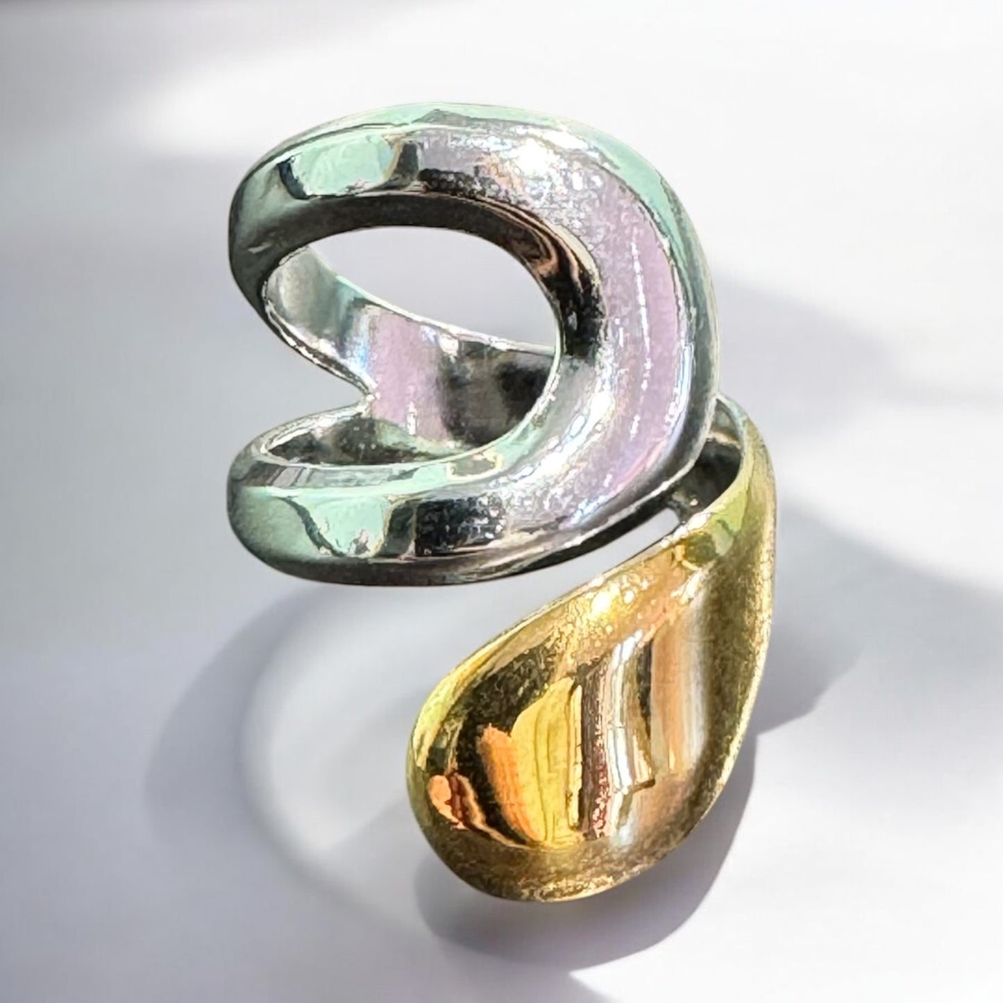 Bague bicolore hug