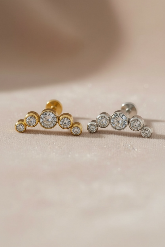 Piercing arc de strass