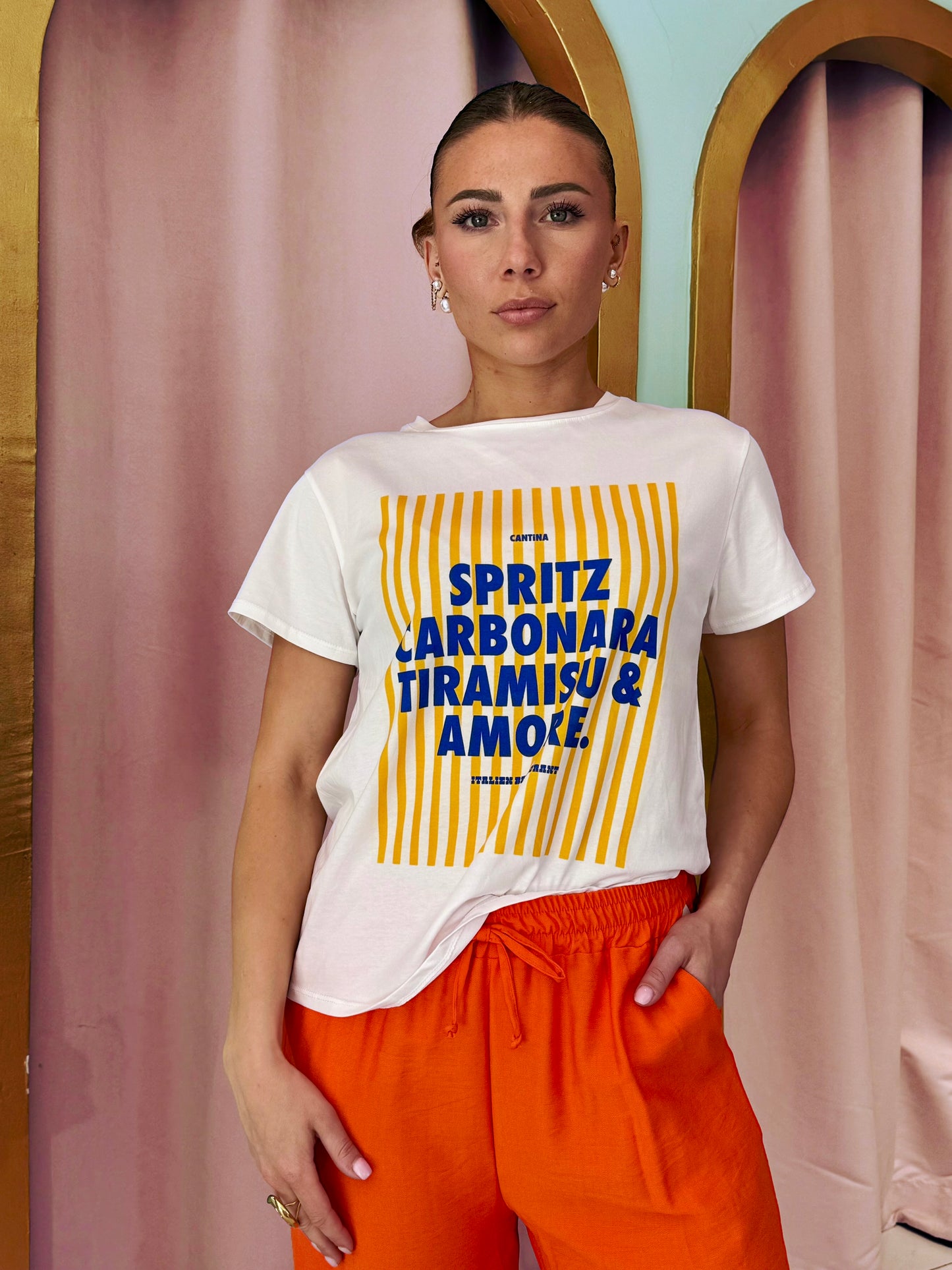 T-shirt spritz blanc