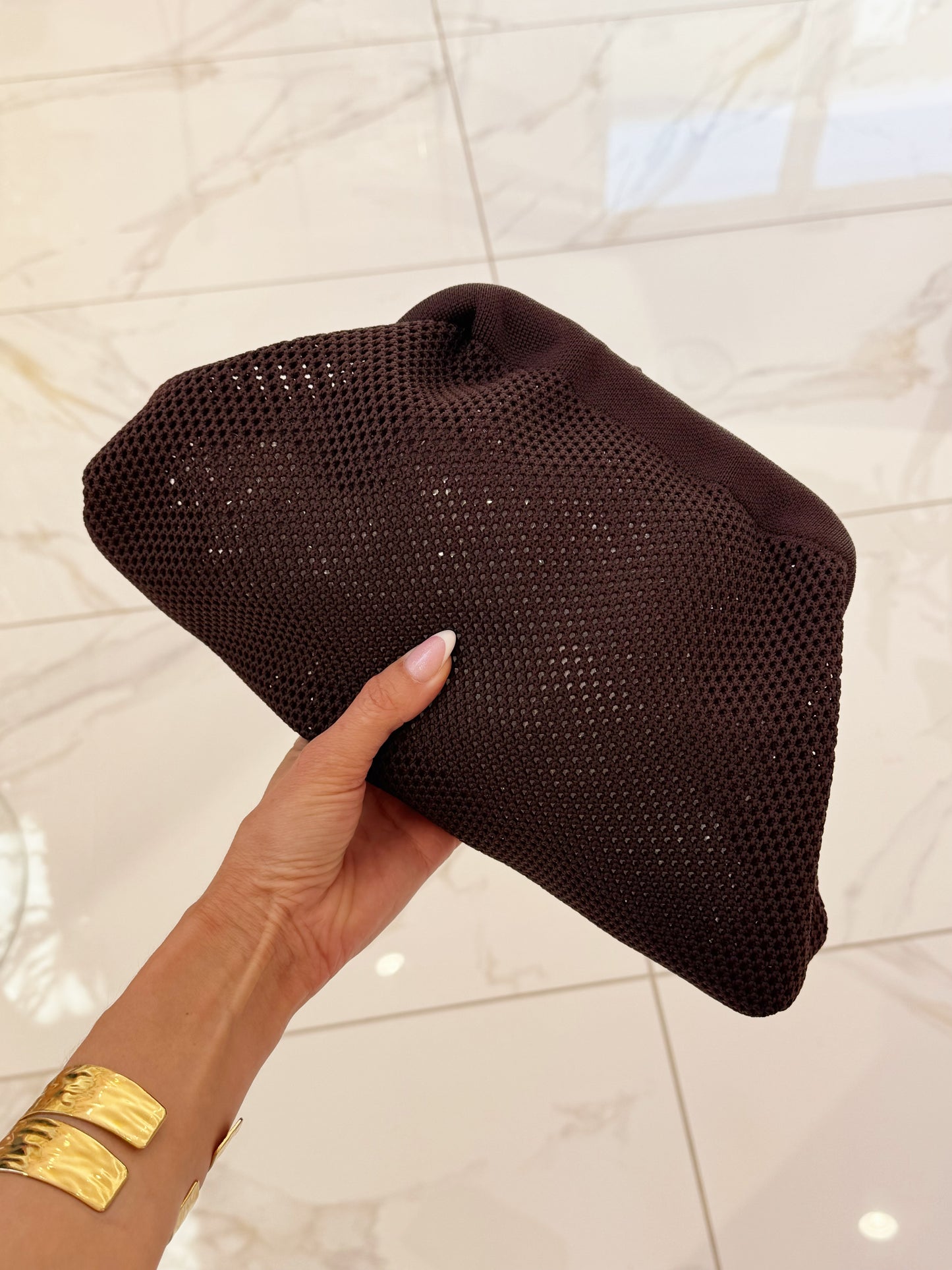 Pochette marron