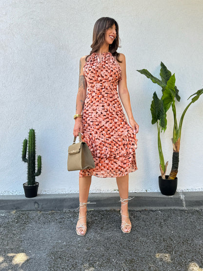 Robe imprimée féminine – modèle eva
