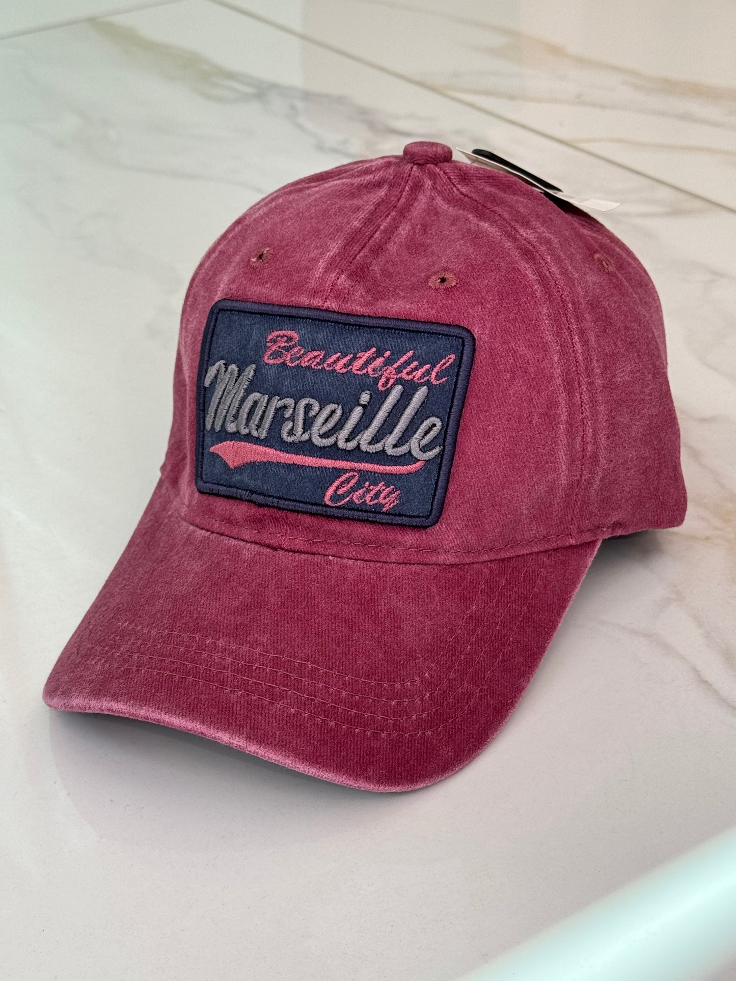 Casquette Marseille bordeaux