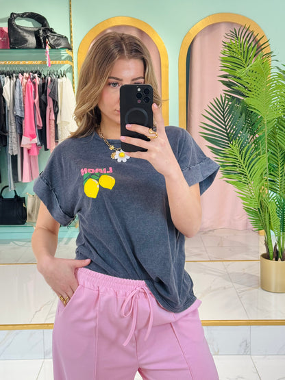 T-shirt « Limon » - Gris