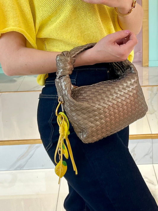 Bijoux de sacs  /porte-clés Colorés – modèle citron