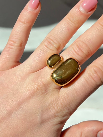 Bague rectangle