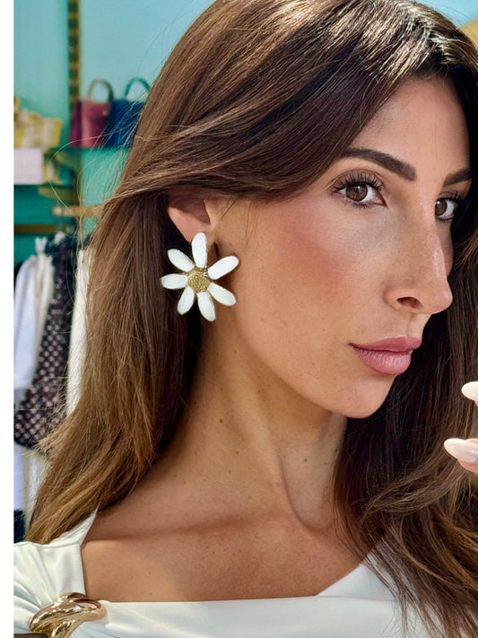 Boucles d’oreilles marguerite mile Mila