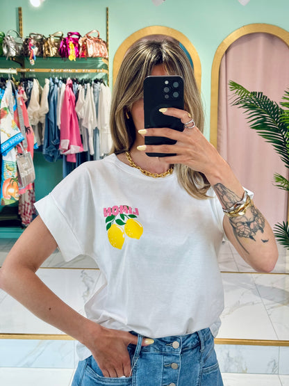 T-shirt « Limon » - blanc