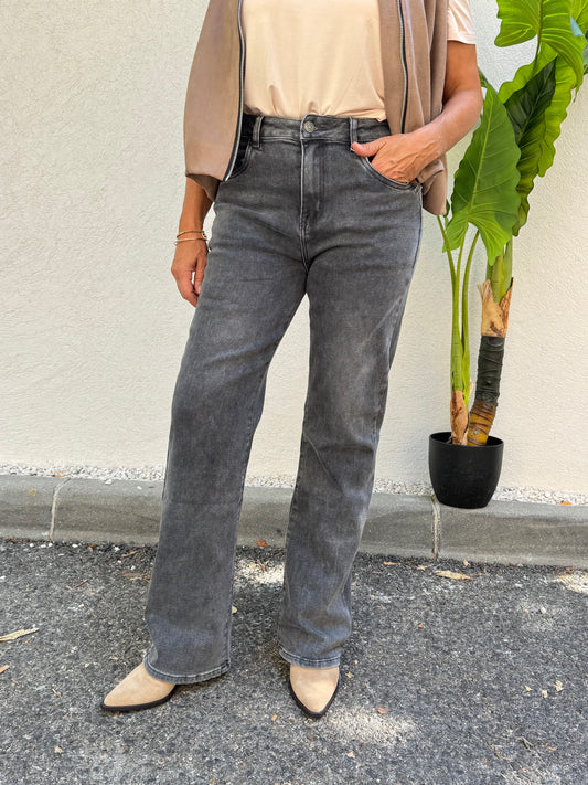 Jean gris coupe regular stretch