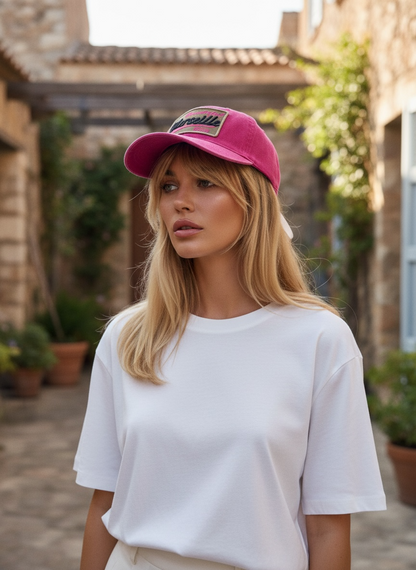 Casquette Marseille rose