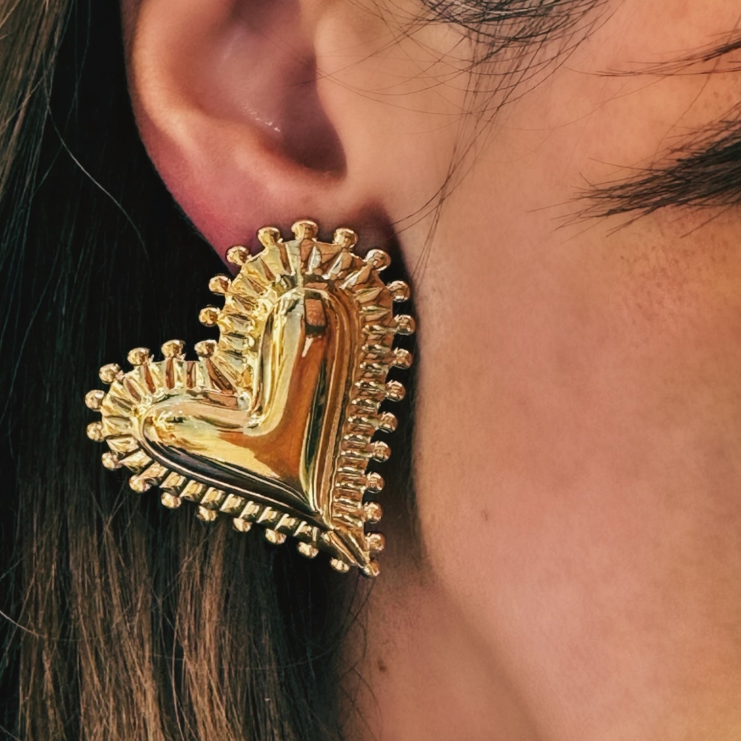 Boucles d’oreilles cœurs