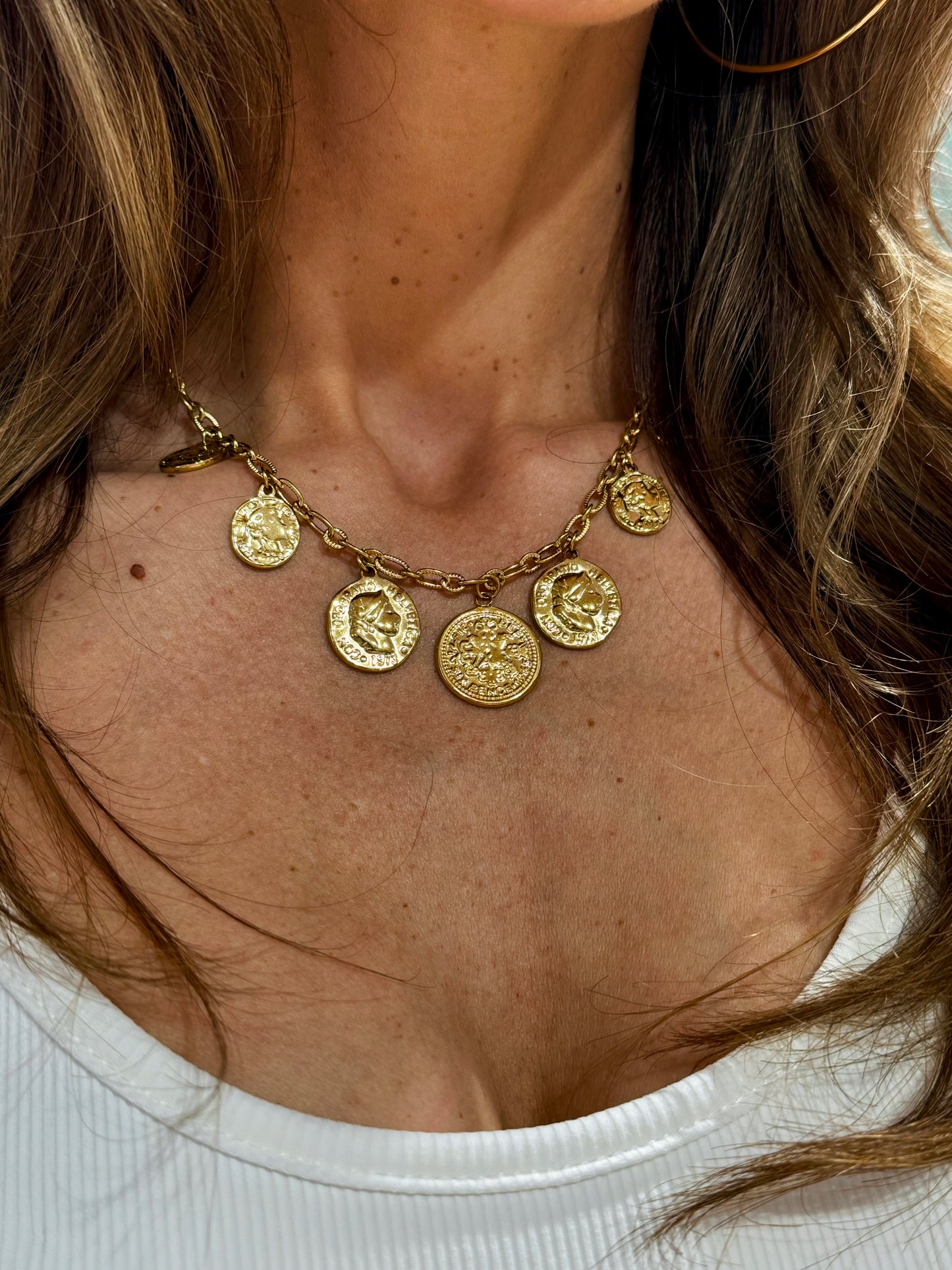 Collier pièces simple