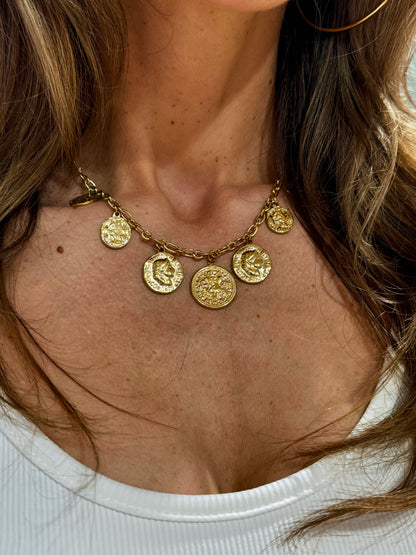 Collier pièces simple