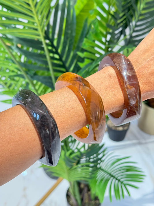 Bracelet jonc résine