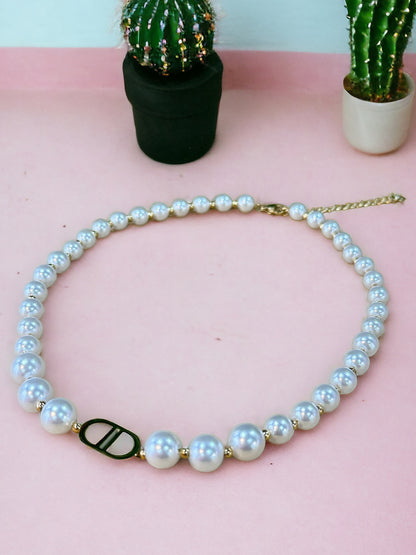 Collier dupe perles DD