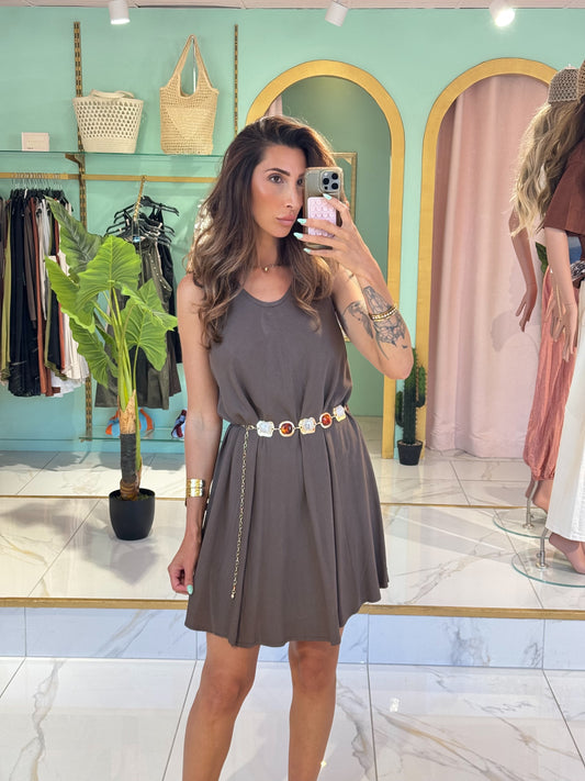 Robe canicule -chocolat