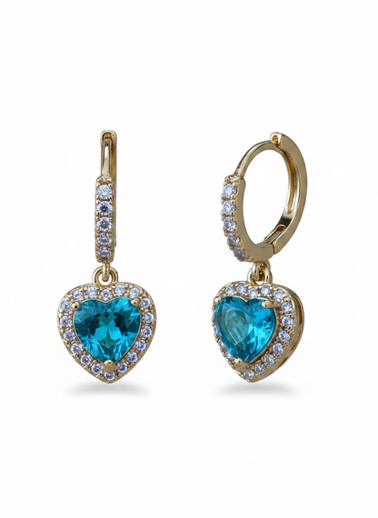 Bo gamme spacy cœur strass lagon