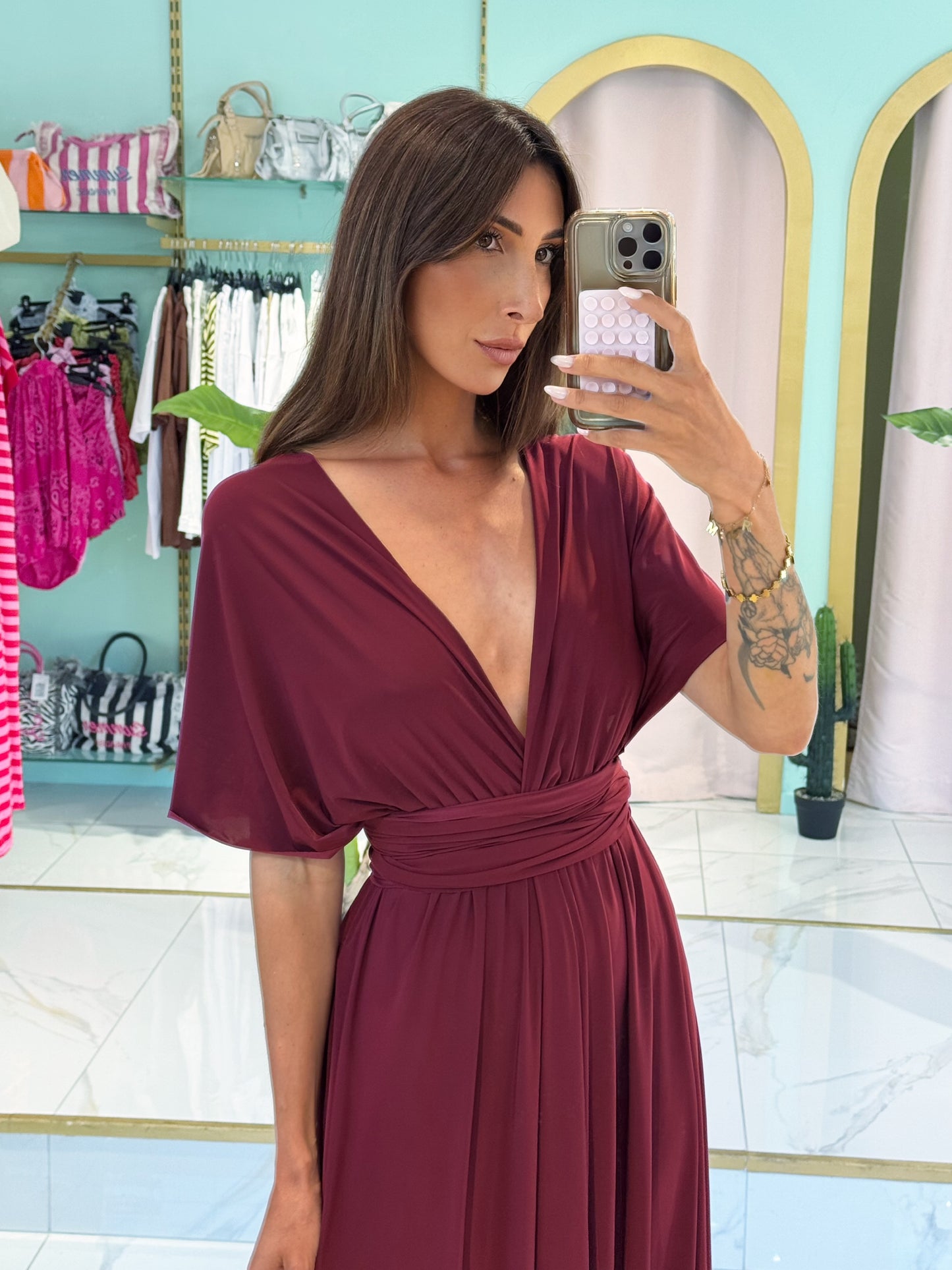 Robe Multi-Positions - bordeaux