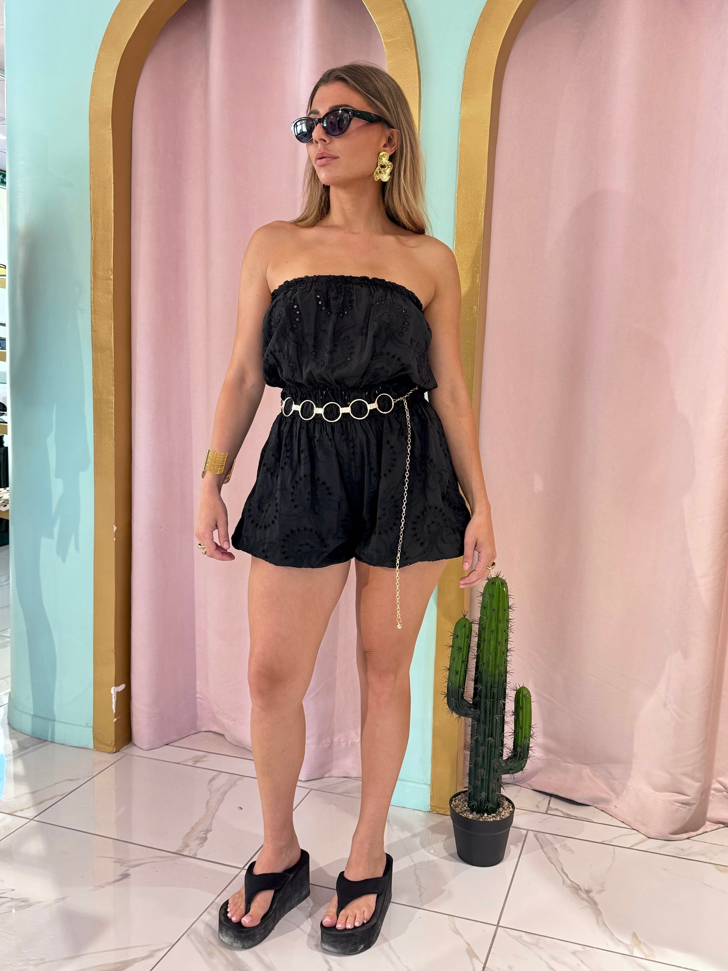Combi short baloon- noire