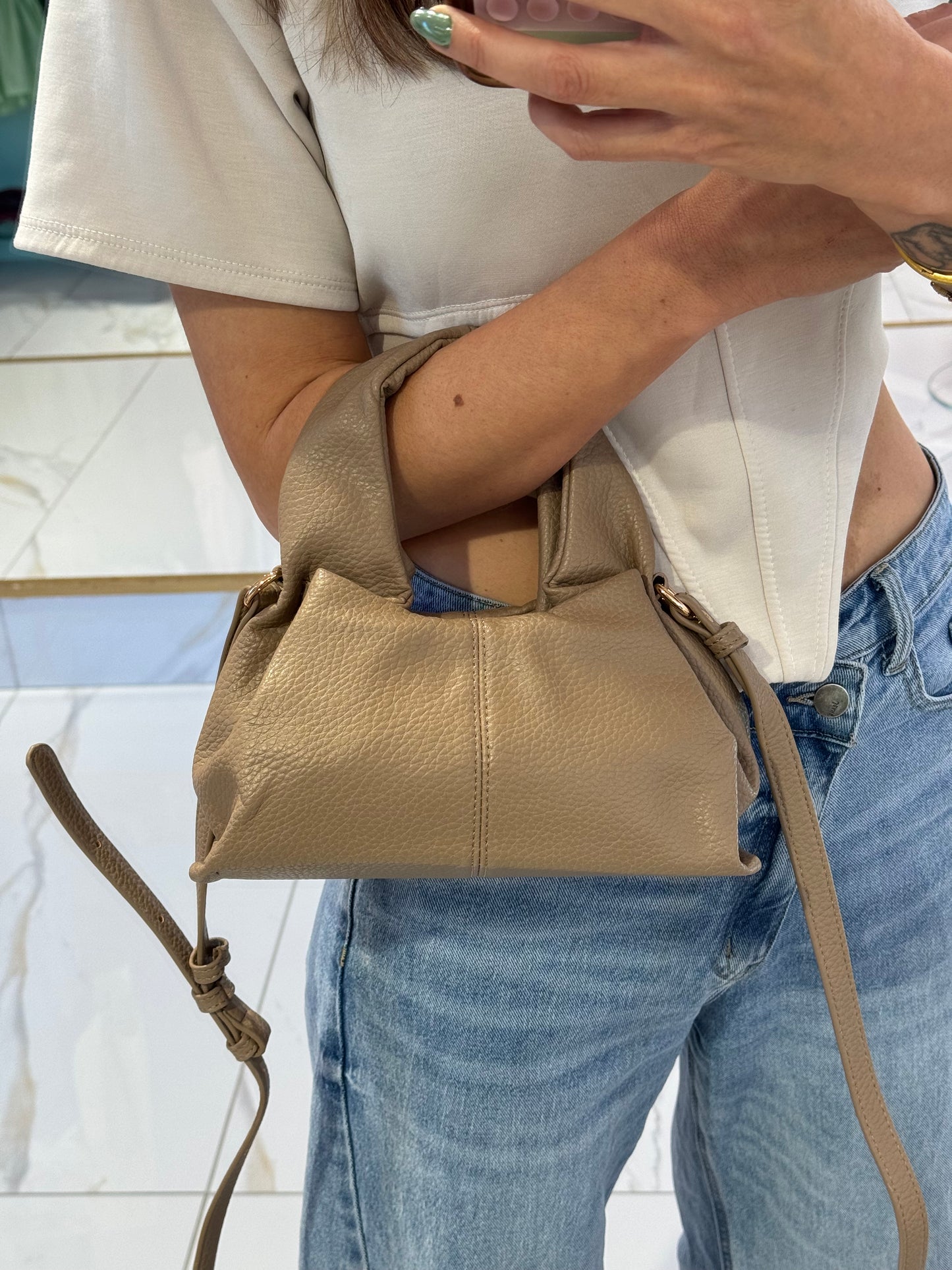 Sac dupe pola - sable