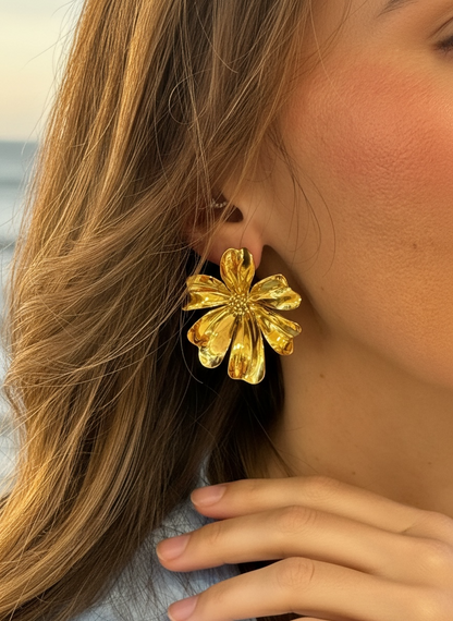 Boucles d’oreilles fleurs légères