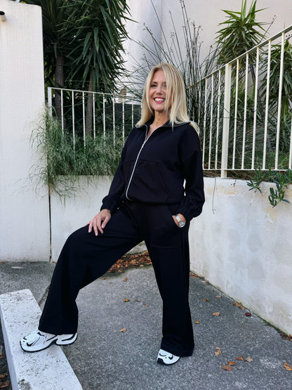 Ensemble Jogging Douceur – Confort & Style coloris noir