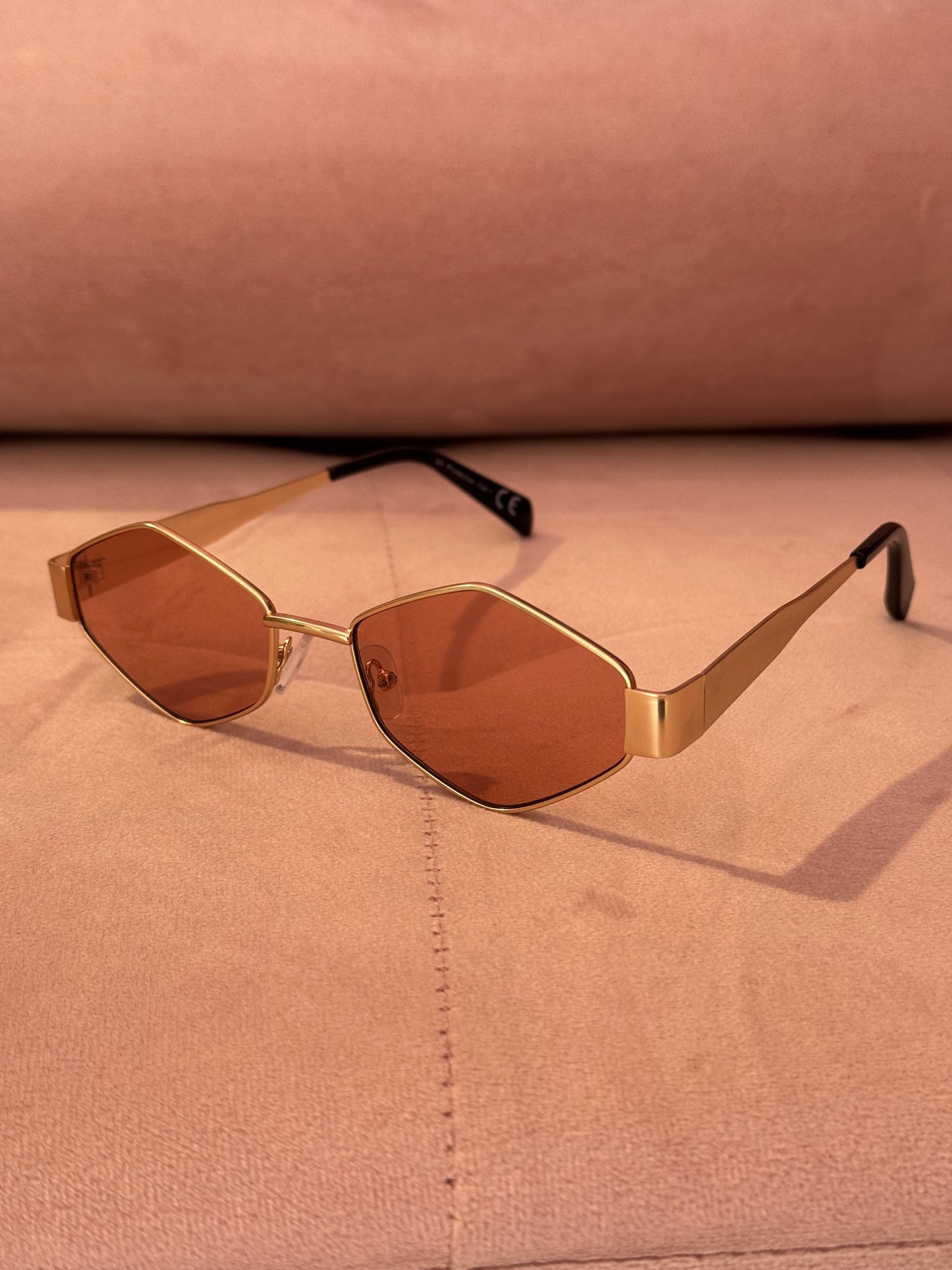 Lunettes de soleil dorie rose gold
