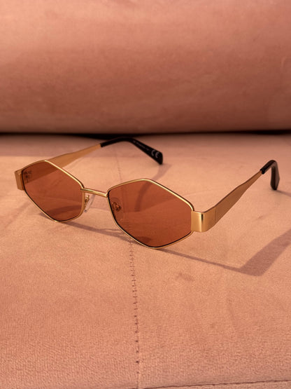 Lunettes de soleil dorie rose gold