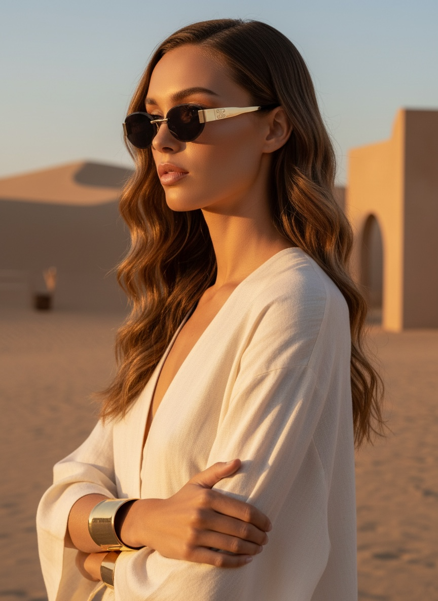 Lunettes de soleil noire CC