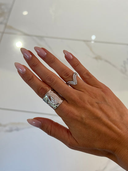 Bague madonne argent