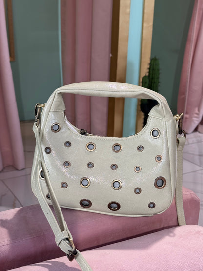 Sac boho à rivets- mint